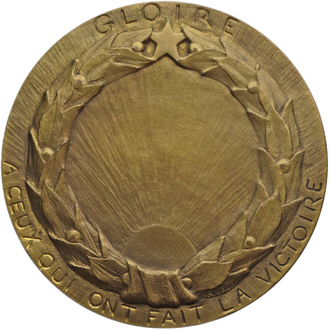 1918 World War I Commemorative Medal for French Soldiers