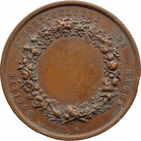 Pre 1940 Société d'Horticulture de Mâcon Medal by Pinchet