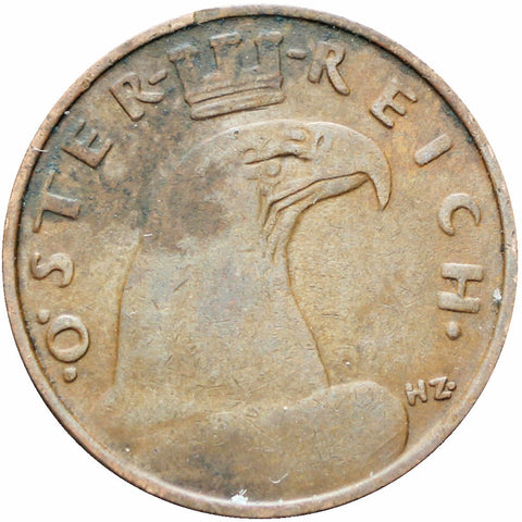 Austria 1931 1 Groschen Coin