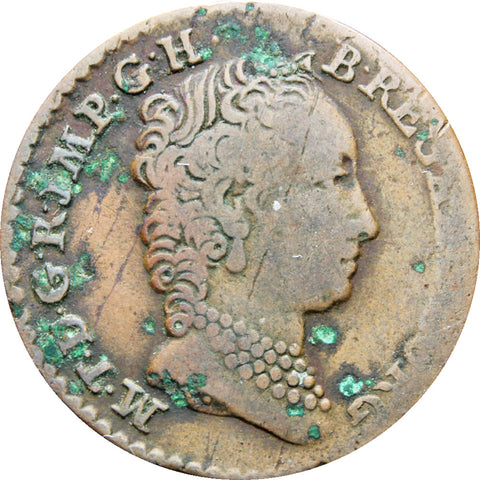 Austrian Netherlands 1750 1 Liard 1 Oord Maria Theresia Coin