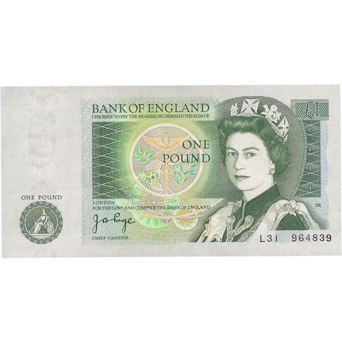 1978-1981 England 1 Pound Banknote