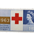 1963 Stamp United Kingdom 1 / 6 - British Shilling Elizabeth II Red Cross Centenary Congress