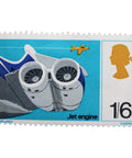 1967 Stamp United Kingdom 1 / 6 - British Shilling Elizabeth II Vickers VC-10 twin jet engines