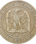 France 1855 10 Centimes Napoleon III Coin