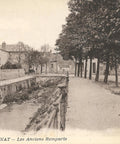 France Gannat Les Anciens Remparts Vintage Postcard