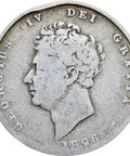 Great Britain 1826 Shilling George IV Coin Silver