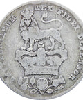 Great Britain 1826 Shilling George IV Coin Silver