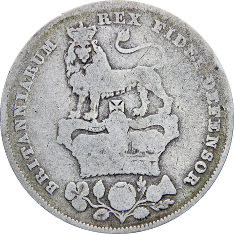 Great Britain 1826 Shilling George IV Coin Silver