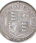 Great Britain Queen Victoria 1887 Shilling Silver Coin