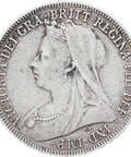 Great Britain Queen Victoria 1900 Shilling Silver Coin