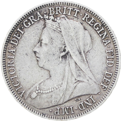 Great Britain Queen Victoria 1900 Shilling Silver Coin