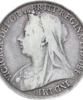 Great Britain Queen Victoria Crown 1894 Silver Coin LVII