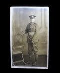 History World War I British Soldier Studio Photo Army WW1 Era
