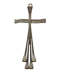 Large Metal Vintage Cross Pendant