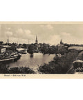 Lithuanian City Memel Postcard Old City view