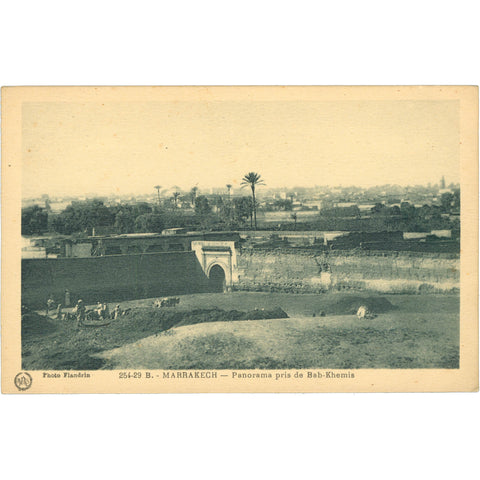 Marrakech, Morocco Bab Khemis Early 20th Century Postcard