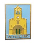 Pin Badge Christian Vintage Puyricard