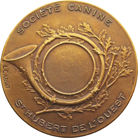 Pre 1940 Société Canine St. Hubert de l'Ouest Medal – L. Cariat