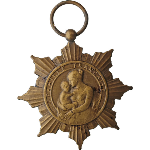 Pre 1940 Vintage French Family Medal –Engraver Deschamps Léon