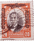 Stamp Chile 1911 20 Centavos Bulnes Used