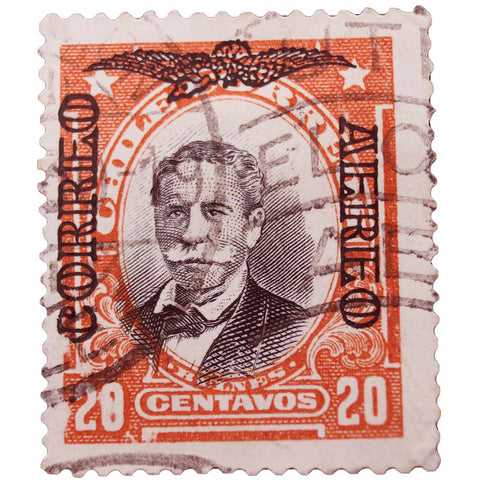 Stamp Chile 1911 20 Centavos Bulnes Used