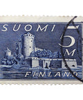 Stamp Finland 1930 5 Mark Castle in Savonlinna