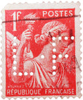 Stamp France 1939 One French franc Stamps Iris