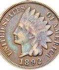 United States 1892 Indian Head One Cent Coin