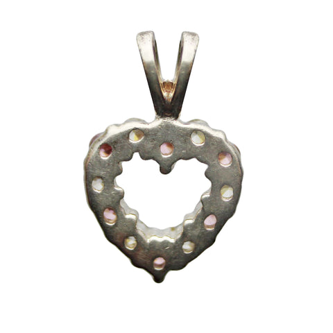 Vintage Heart Pendant Sterling Silver