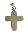 Vintage Mexico Cross Pendant Silver