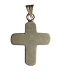 Vintage Mexico Cross Pendant Silver