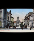 Vintage Postcard Belgium Brussels Rue de la Régence