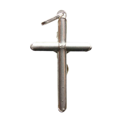 Vintage Silver Cross Pendant Religion