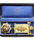 1941-45 ROYAL ANTIDILUVIAN ORDER OF BUFFALO'S Jewel Palma Non Sine Pulvere with original box