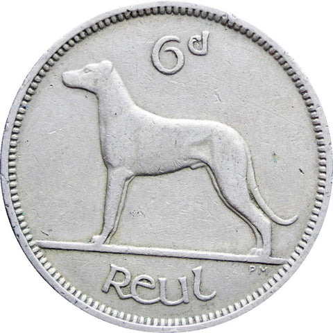 1952 Ireland 6 Pingin / 1 Reul Coin