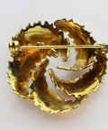 Vintage Brooch Gold Rolled