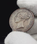 1858 Half Penny Queen Victoria Coin UK