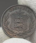 Guernsey 1885 H 8 Doubles Bronze Coin