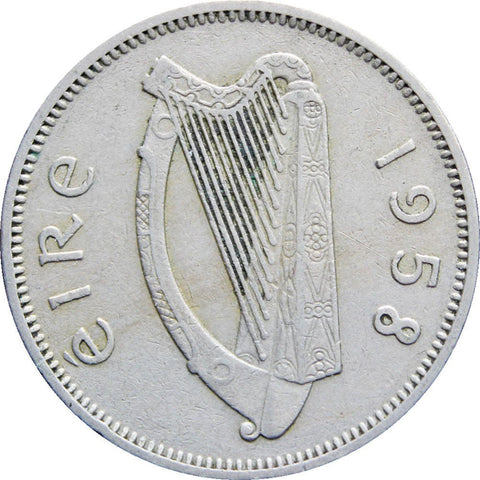 1958 Ireland 6 Pingin / 1 Reul Coin