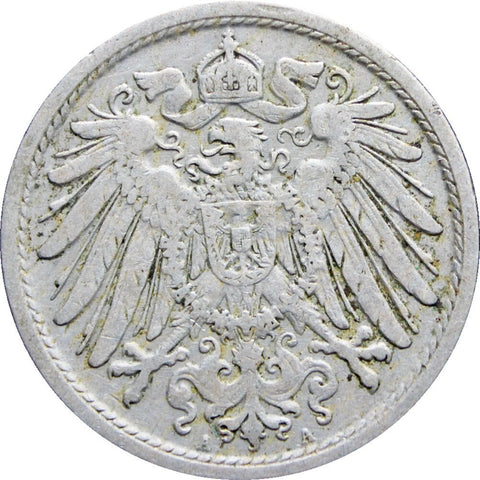 1907 A 10 Pfennig Germany Wilhelm I Coin