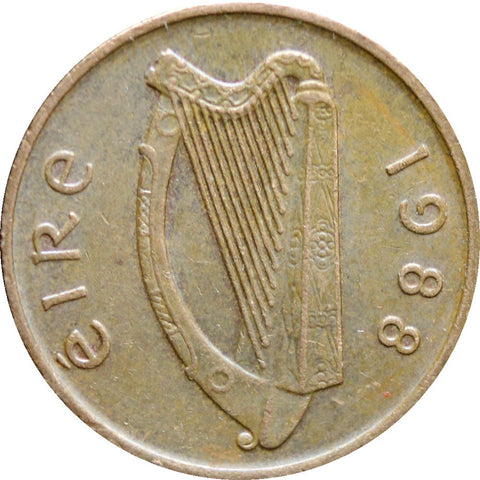 1988 1 Pingin Ireland Coin