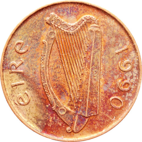 1990 1 Pingin Ireland Coin