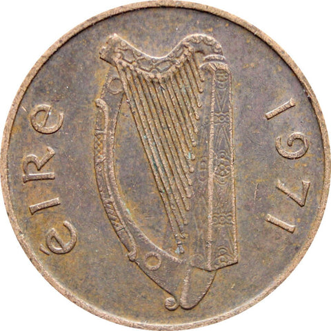 1971 1 Pingin Ireland Coin