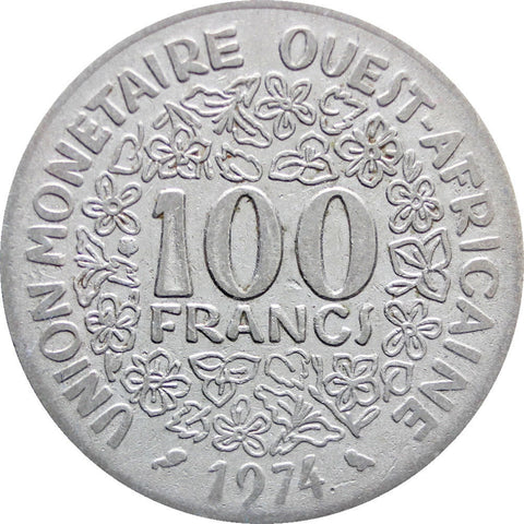 1974 100 Francs Western African States Coin