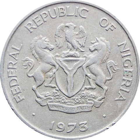 1973 10 Kobo Nigeria Coin