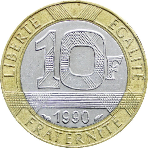 10 Francs 1990 France Coin