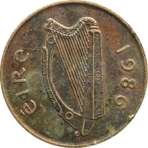 1986 2 Pingin Ireland Coin