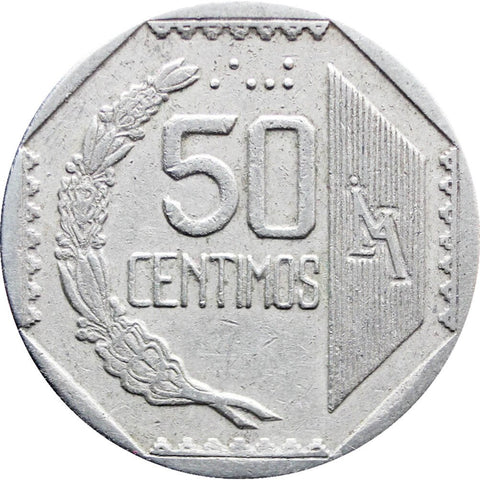 50 Céntimos 1992 Peru Coin