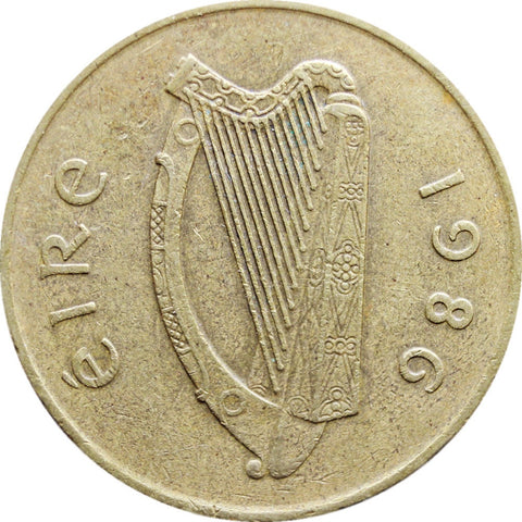 1986 20 Pingin Ireland Coin