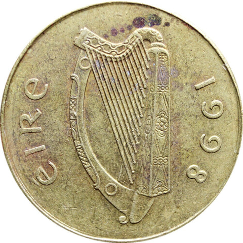 1998 20 Pingin Ireland Coin